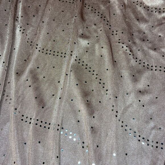 Lane Bryant Cowl Neck Dressy sleeveless top Plus Size 26/28 Champagne Color - Picture 2 of 5